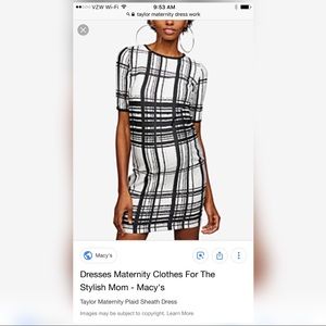 Worn once! Taylor maternity work dress size small
